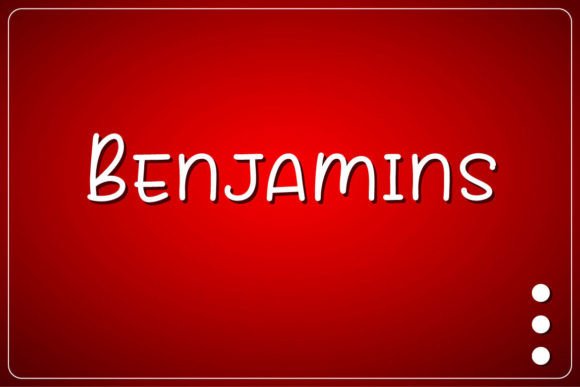 Benjamins: A Handwritten Typeface for Editorial Calm