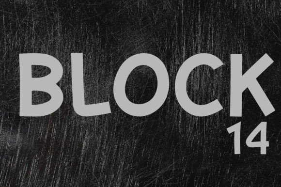 Block 14: A Bold Sans Serif Font for Small Business Branding
