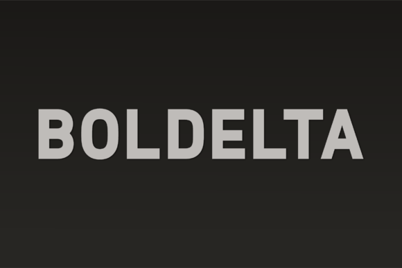 Boldelta: A Versatile Sans Serif Font for Editorial Design