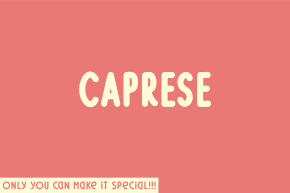 Caprese: The Unique Sans Serif Font for Scroll-Stopping Designs