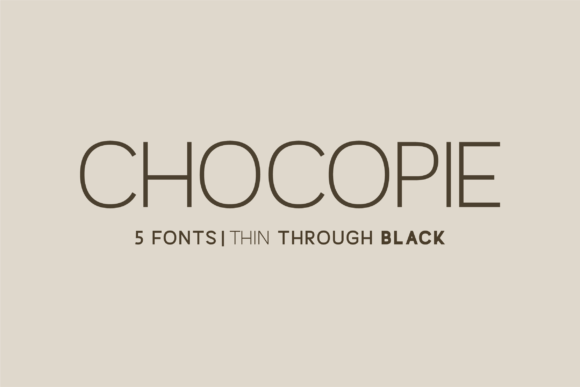 Chocopie: A Modern Sans Serif Typeface for Editorial Design
