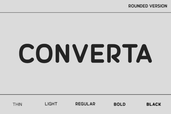 Converta Rounded: The Perfect Typeface for Crafters