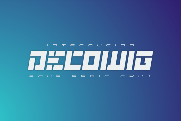 Decowig: A Unique Sans Serif Font for Modern Web Design