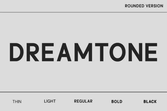 Dreamtone Rounded: A Soft Sans Serif Font for Makers