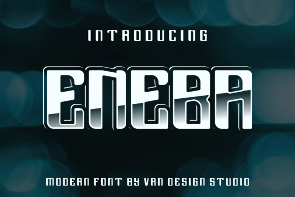 Eneba: A Modern Sans Serif Typeface for Editorial Design