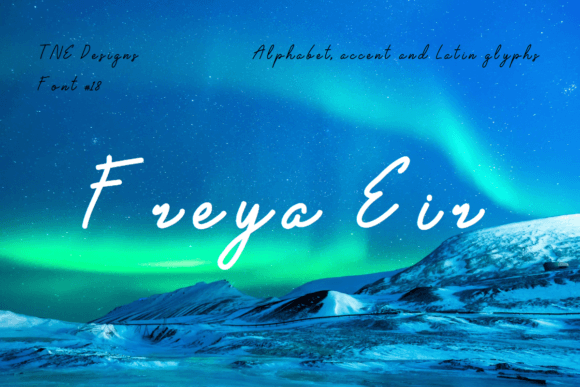 Freya Eir: A Delicate Handwritten Typeface for Modern Brands