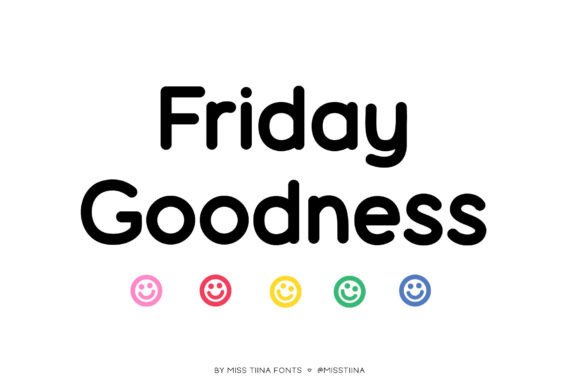 Friday Goodness: A Fresh Sans Serif Font for Web Design