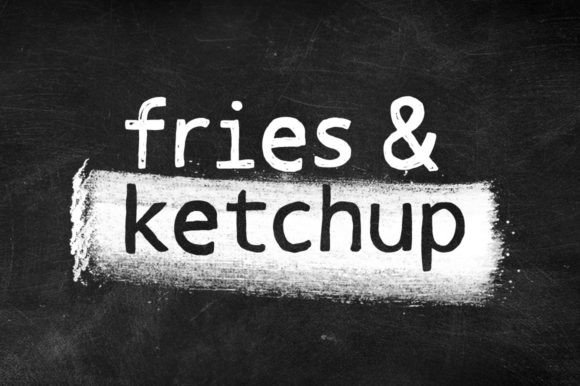 Fries and Ketchup: The Imperfect Sans Serif for Bold Campaigns