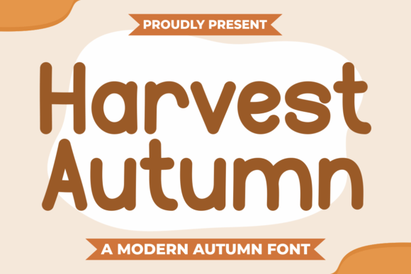 Harvest Autumn Font for Handmade Makers
