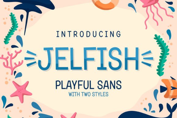 Jelfish: The Playful Sans Serif Font for Bold Campaigns