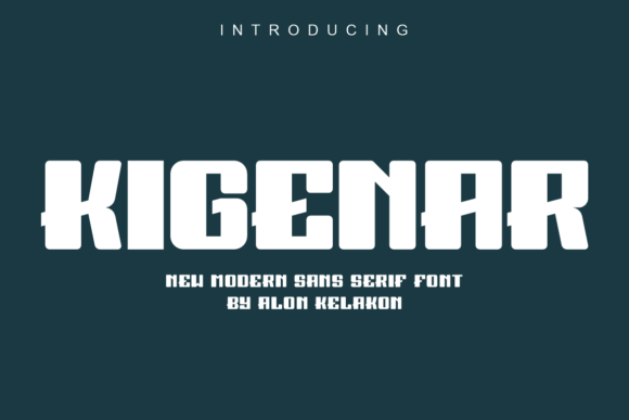 Kigenar Font: The Clean Typeface for Clear Campaigns