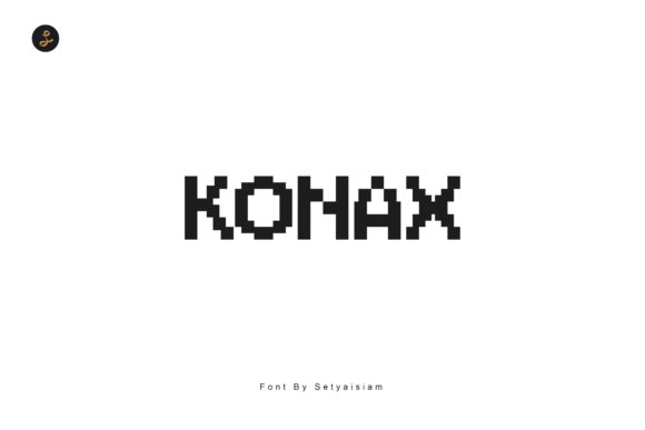 Konax Font: Pixel Charm for Makers