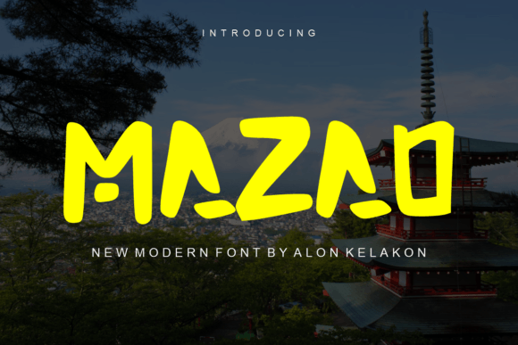 Mazao Font: A Bold Sans Serif for Editorial Design