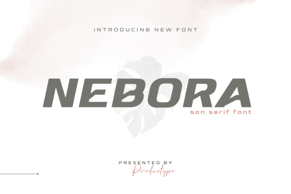 Nebora: A Clean Sans Serif Font for Editorial Design