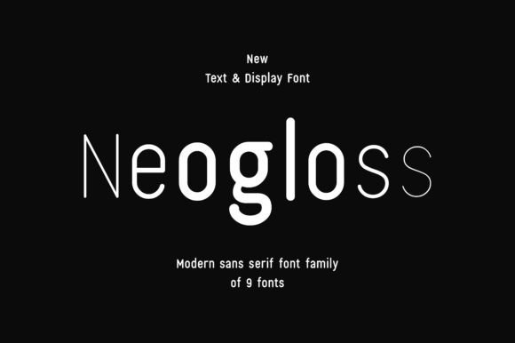 Neogloss Font Review: A Rounded Sans Serif for Modern Web Design