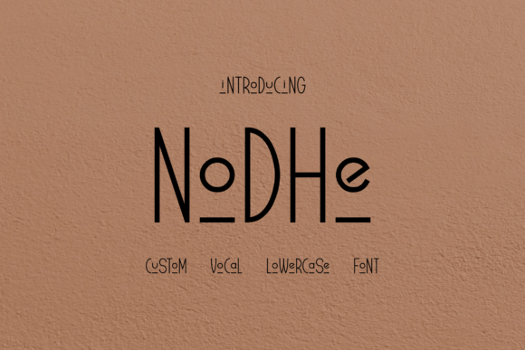 Nodhe: A Modern Sans Serif Font for Strong Branding