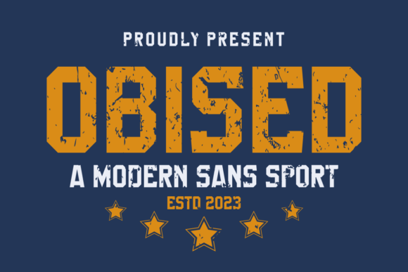 Obised Typeface: Bold Energy for Editorial Design