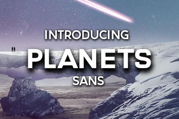 Planets: A Modern Sans Serif Typeface for Editorial Design