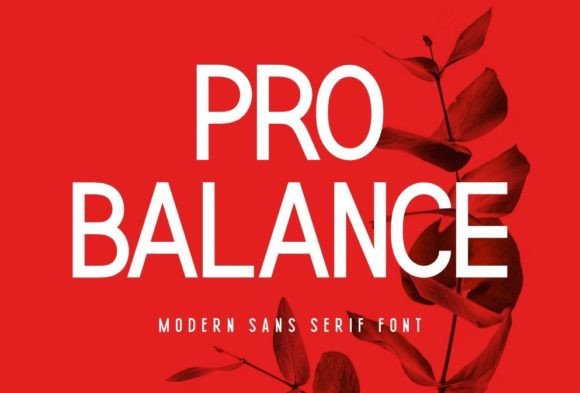 Pro Balance: The Perfect Sans Serif Font for Crafters