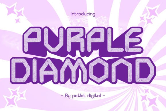 Purple Diamond Font Review: A Bold Monoline Sans Serif for Branding