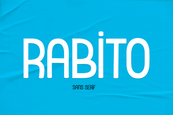 Rabito Typeface: A Bold Sans Serif for Playful Brands