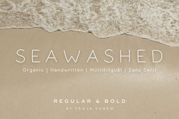 Seawashed: A Hand-Drawn Sans Serif Font for Authentic Brands