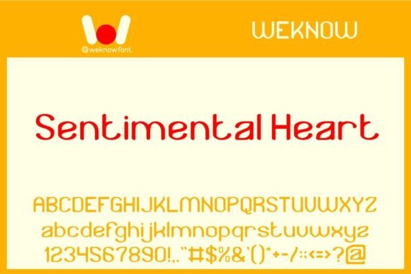 Sentimental Heart: A Bold Sans Serif Font for Modern Web Design