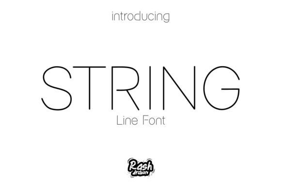 String: A Dainty Sans Serif Font for Modern Web Design