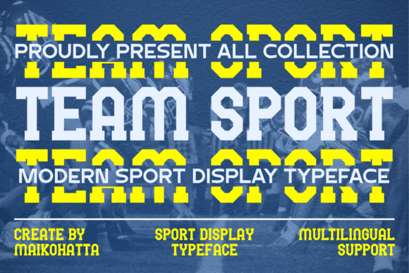 Team Sport Typeface for Bold Campaigns