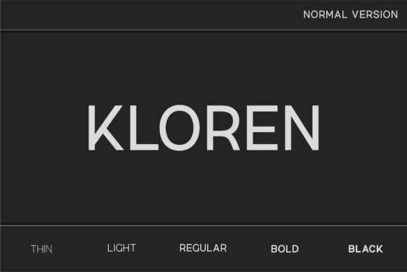 Upgrade Your Brand Identity with the Kloren Typeface
