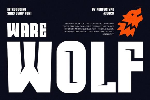 Ware Wolf Typeface: A Polished Sans Serif for Small Business Branding